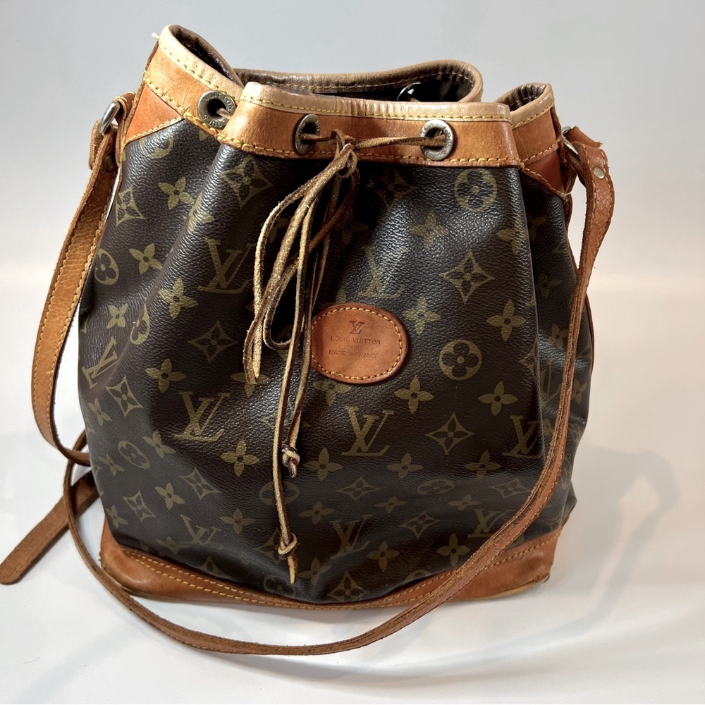 VTG Louis Vuitton Brown Monogram Bucket Bag